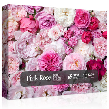 Puzzle rosa rosa puzzle 1000 pezzi